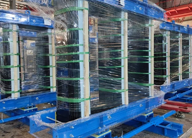 Qual &eacute; o objetivo principal do n&uacute;cleo em um transformador do tipo seco?